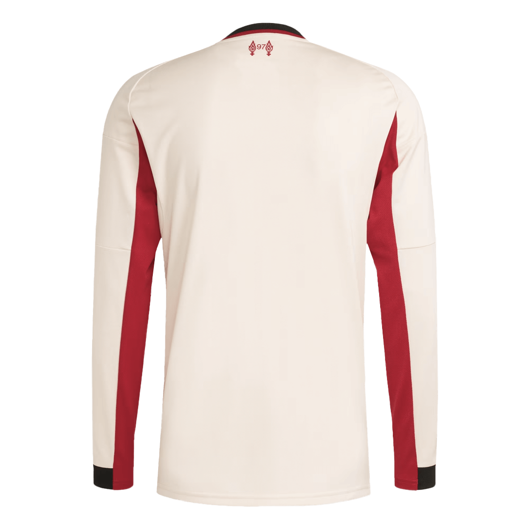 Liverpool venkovní fotbalový dres 2025/26 dlouhý rukáv