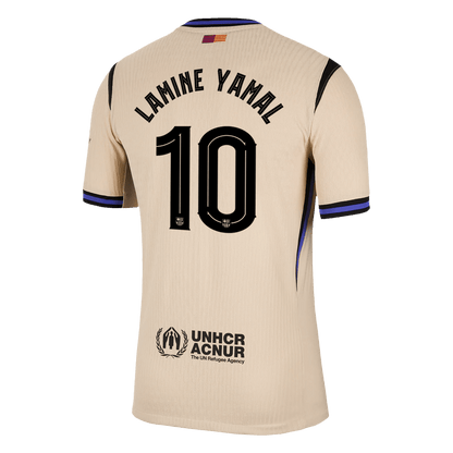 Venkovní Fotbalový Dres Barcelona 25/26 Authentic LAMINE YAMAL #10 UCL