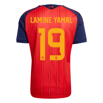 Španělsko domácí fotbalový dres MS 2026 LAMINE YAMAL #19