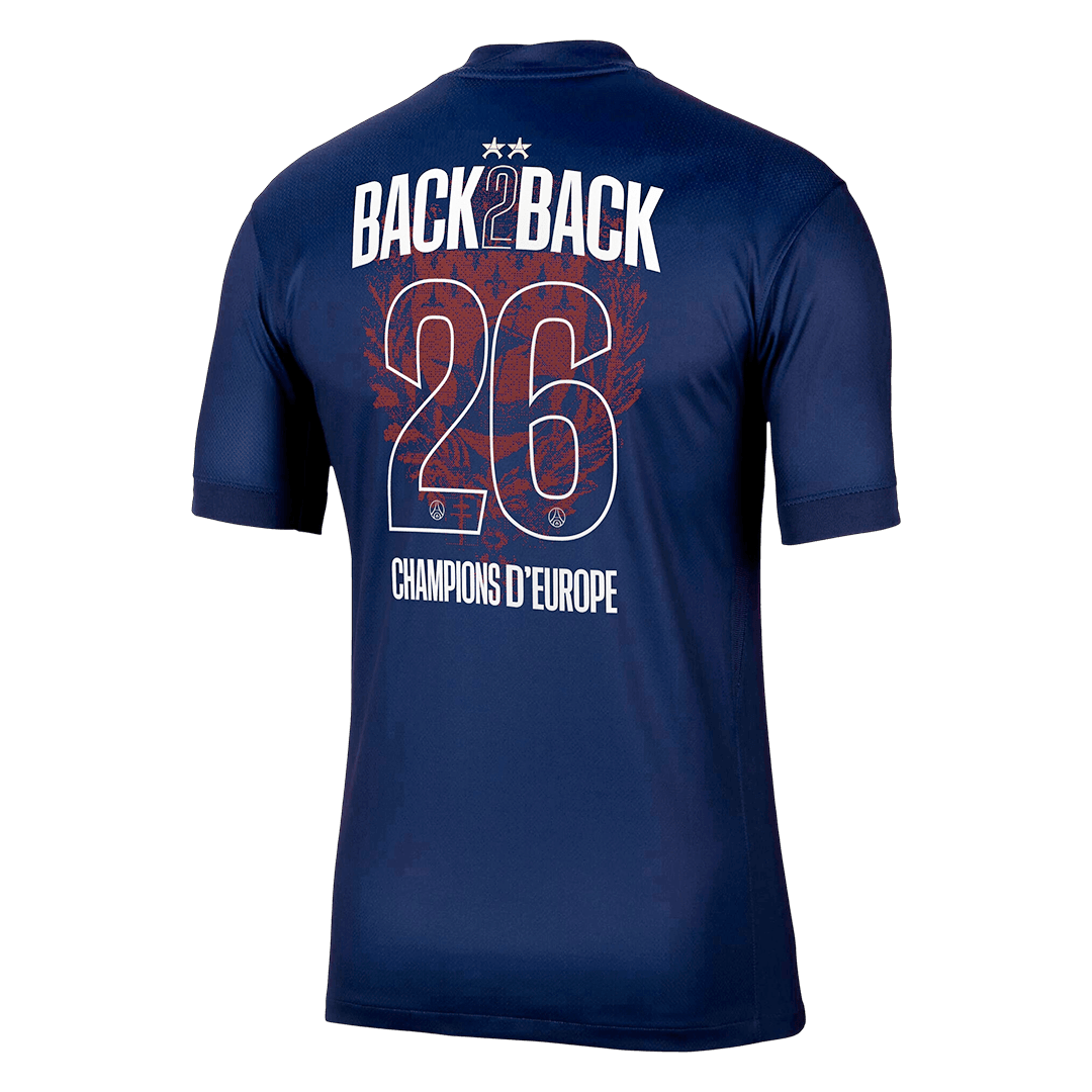 PSG domácí fotbalový dres 2025/26 Champions of Europe #26