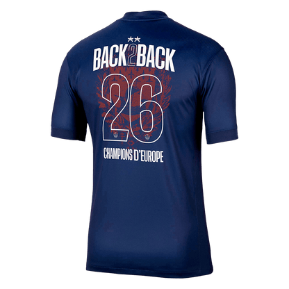 PSG domácí fotbalový dres 2025/26 Champions of Europe #26