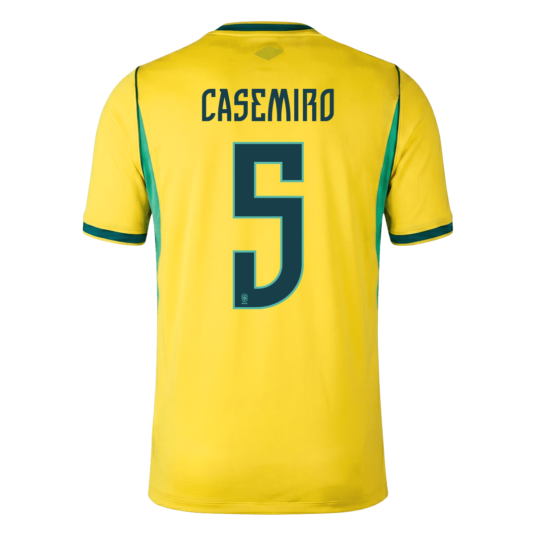 Brazílie domácí fotbalový dres MS 2026 CASEMIRO #5