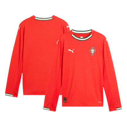 Domácí Fotbalový Dres Portugal Long Sleeve