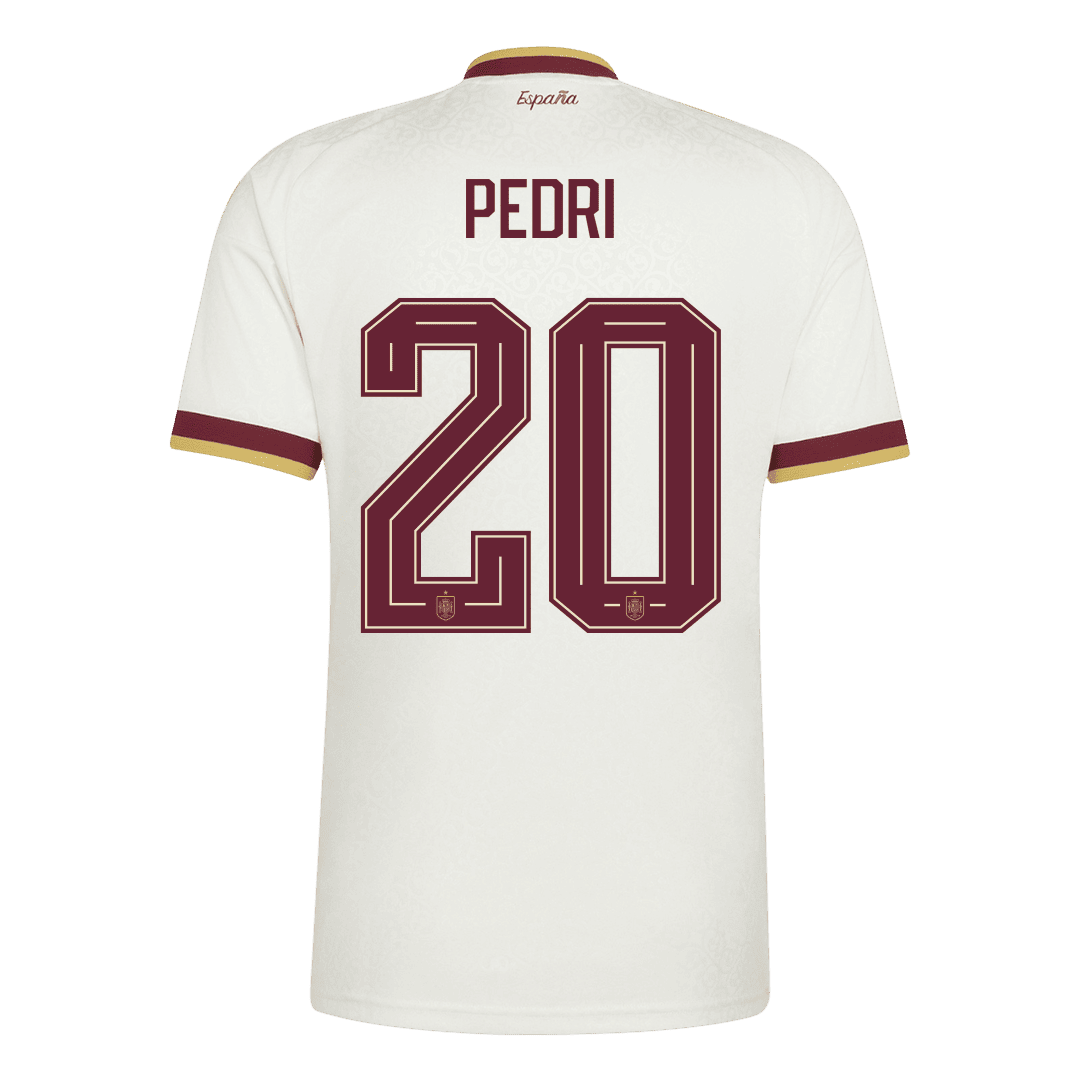 Španělsko venkovní fotbalový dres MS 2026 PEDRI #20
