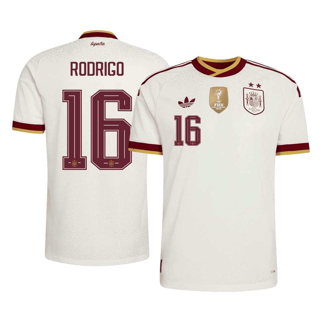 Španělsko venkovní dres MS 2026 hráčská verze RODRIGO #16