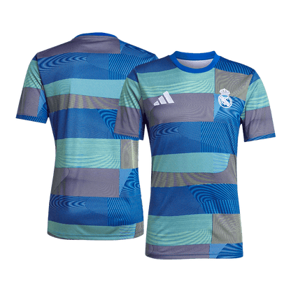 Real Madrid předzápasový fotbalový dres 2025/26 - modrá