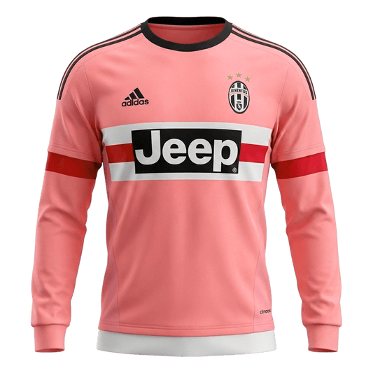 Juventus venkovní retro dres 2015/16 dlouhý rukáv