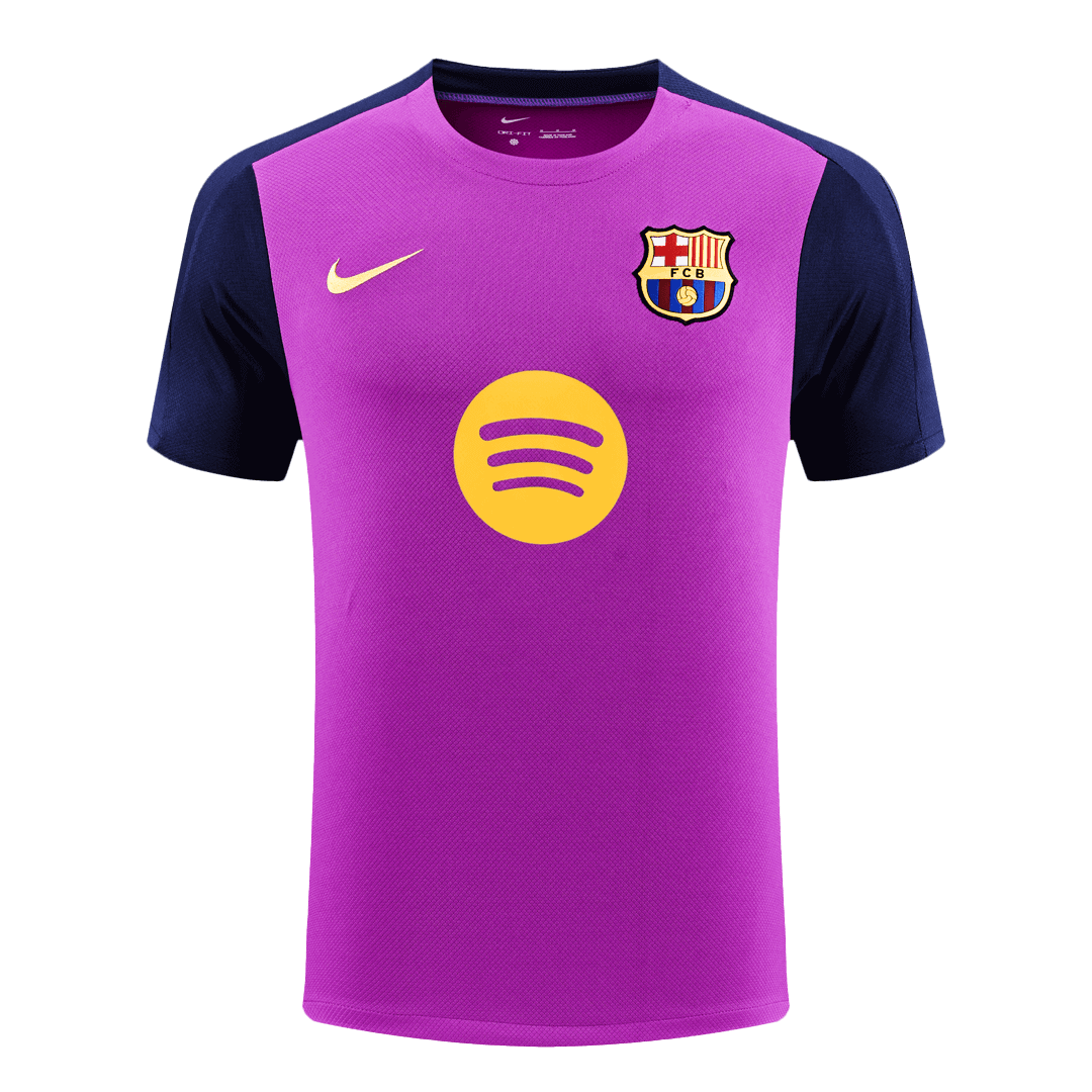 Barcelona předzápasový fotbalový dres 2025/26 - fialová