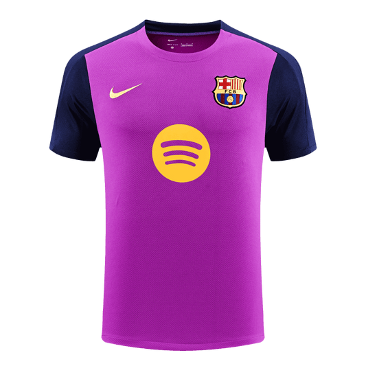 Barcelona předzápasový fotbalový dres 2025/26 - fialová