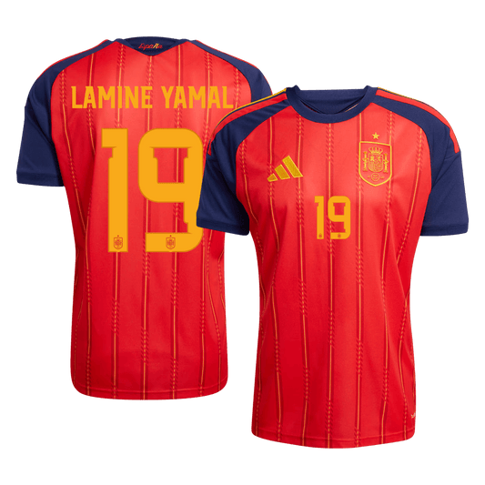 Španělsko domácí fotbalový dres MS 2026 LAMINE YAMAL #19