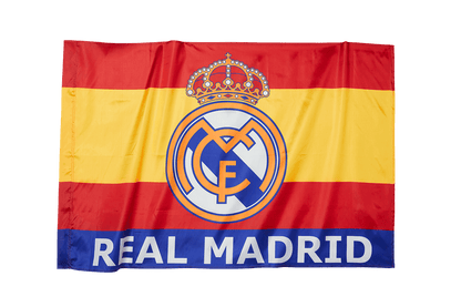 Červená vlajka týmu Real Madrid