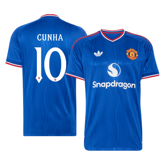 Manchester United venkovní dres 2026/27 hráčská verze CUNHA #10 UCL