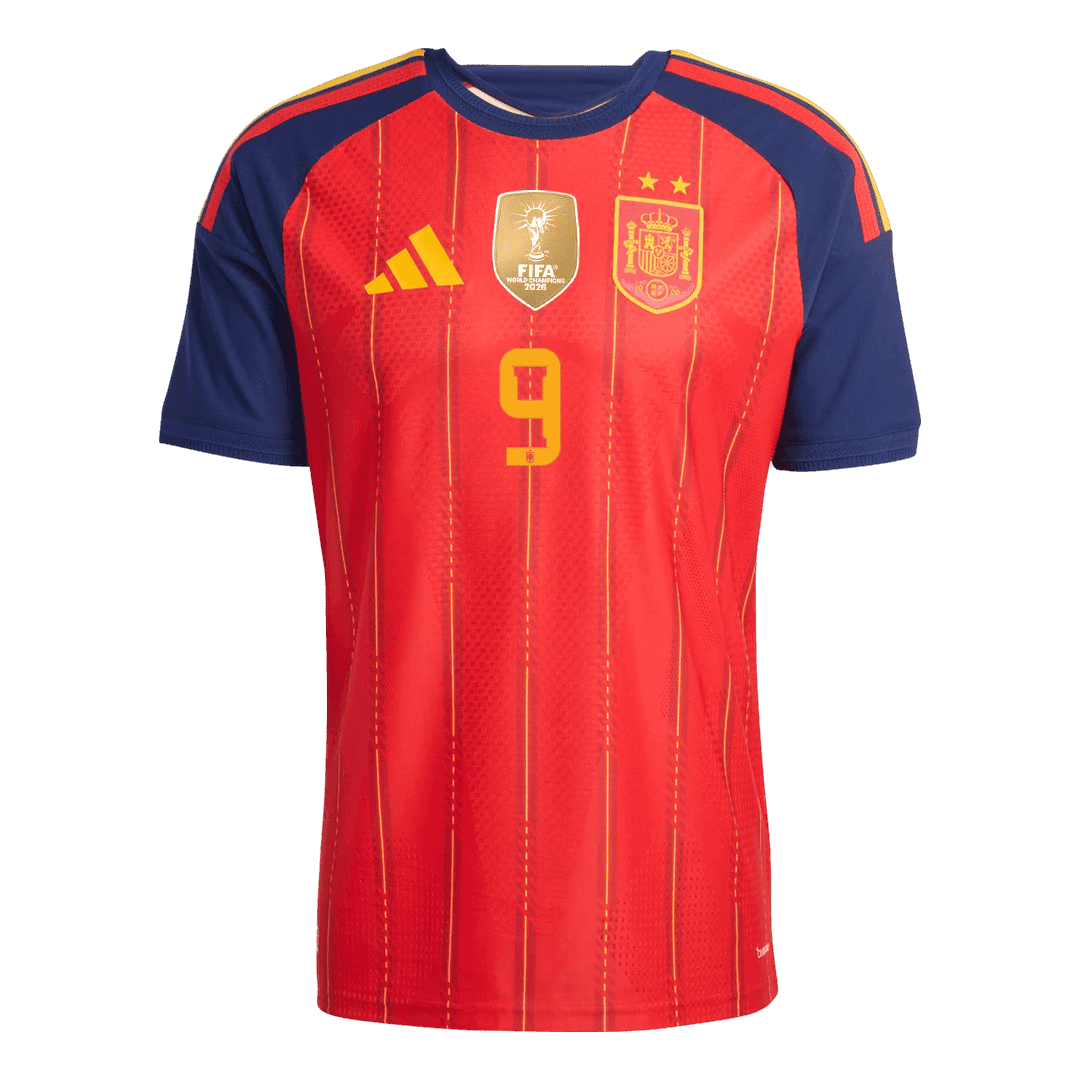Španělsko domácí dres MS 2026 hráčská verze GAVI #9