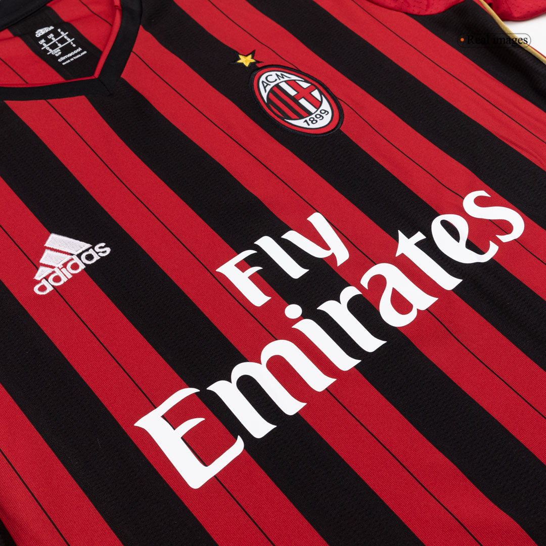 AC Milán domácí retro dres 2013/14 dlouhý rukáv