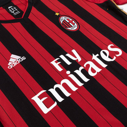 AC Milán domácí retro dres 2013/14 dlouhý rukáv