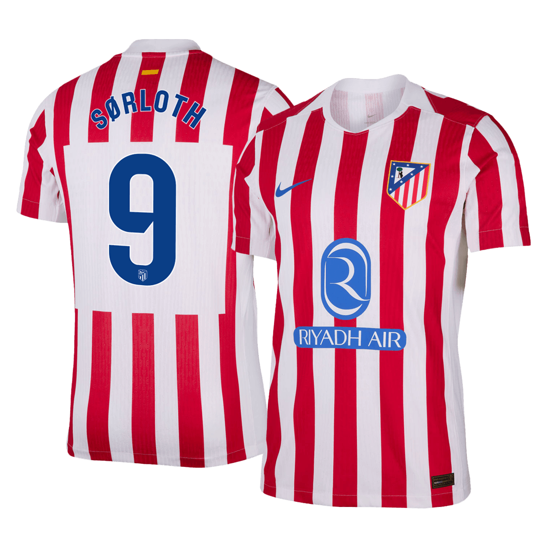 Atletico Madrid domácí dres 2025/26 hráčská verze SØRLOTH #9