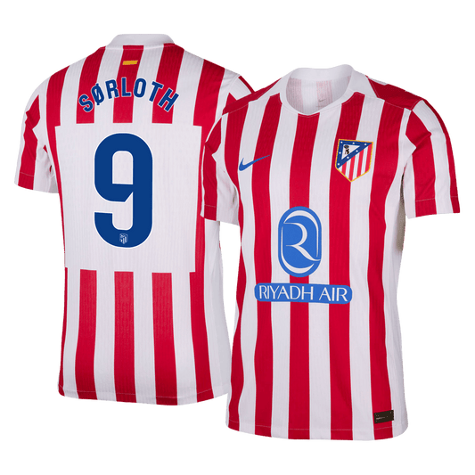 Atletico Madrid domácí dres 2025/26 hráčská verze SØRLOTH #9