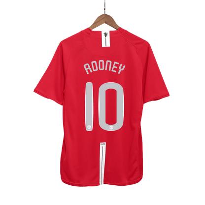 Domácí Retro Dres Manchester United 2007/08 ROONEY #10 - UCL Final