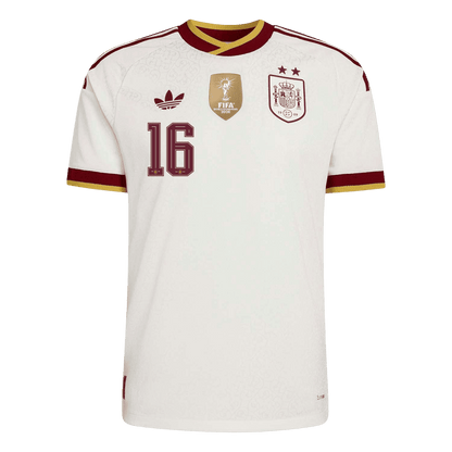 Španělsko venkovní dres MS 2026 hráčská verze RODRIGO #16