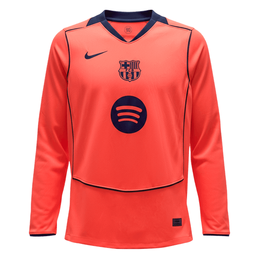 Barcelona třetí fotbalový dres 2025/26 dlouhý rukáv