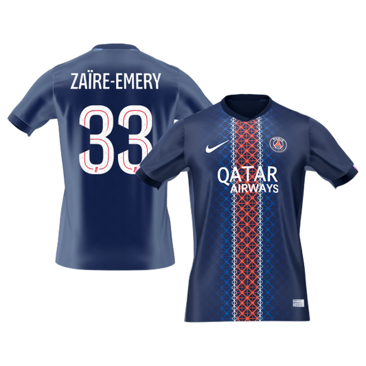 PSG domácí fotbalový dres 2025/26 ZAïRE EMERY #33