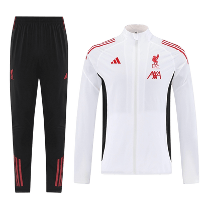 Liverpool větrovková souprava 2025/26 bílá