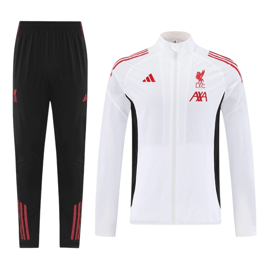 Liverpool větrovková souprava 2025/26 bílá