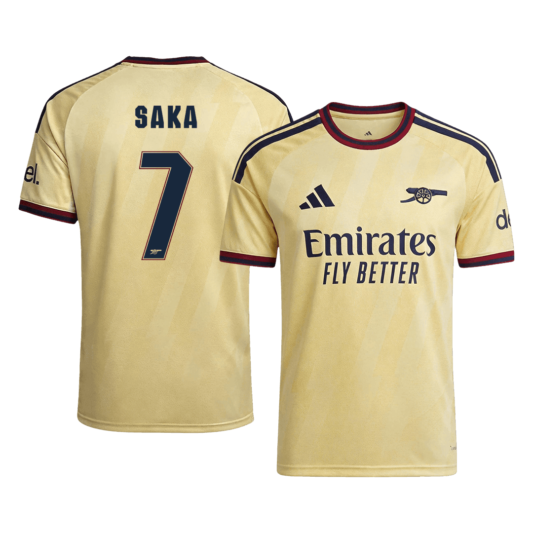 Arsenal třetí fotbalový dres 2026/27 SAKA #7 UCL