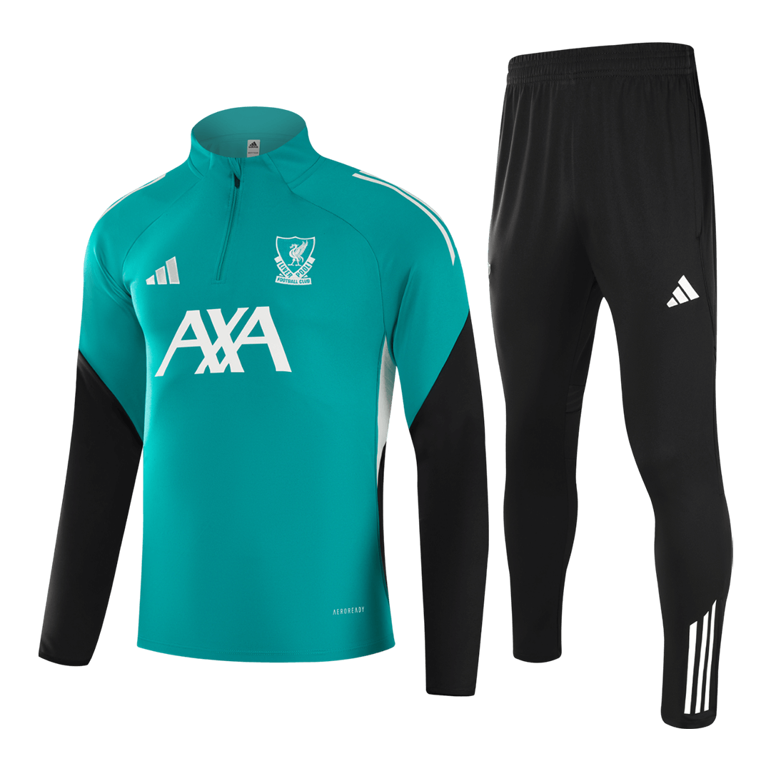 Liverpool dětská sada mikiny 2025/26 zelená
