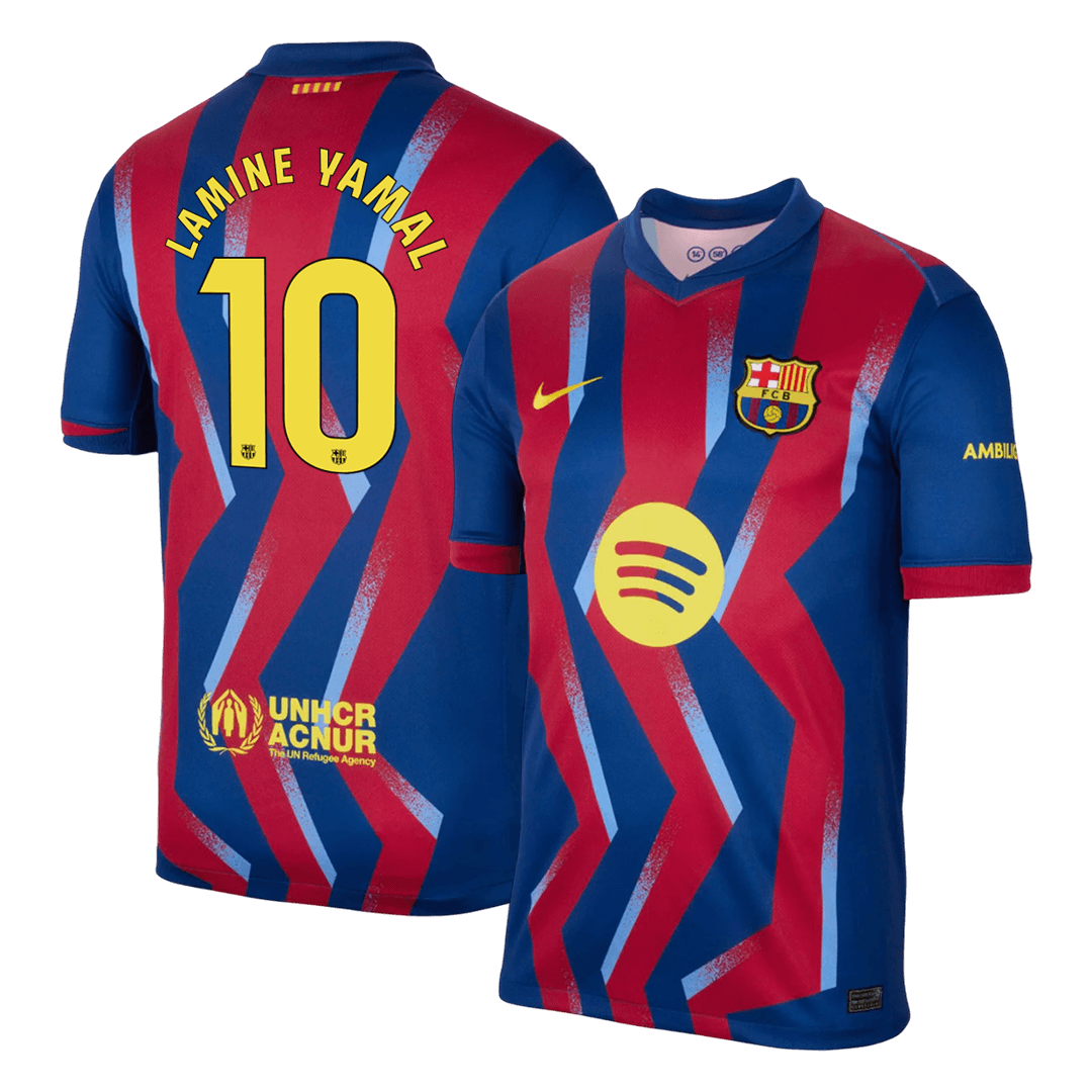 Barcelona čtvrtá fotbalový dres 2025/26 LAMINE YAMAL #10
