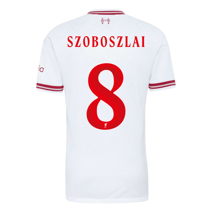Liverpool venkovní dres 2026/27 hráčská verze SZOBOSZLAI #8 UCL