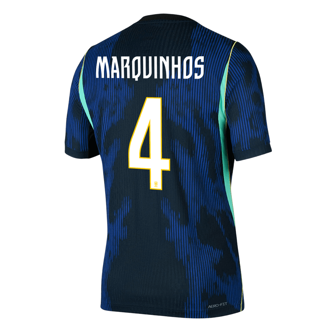 Brazílie venkovní dres MS 2026 hráčská verze MARQUINHOS #4