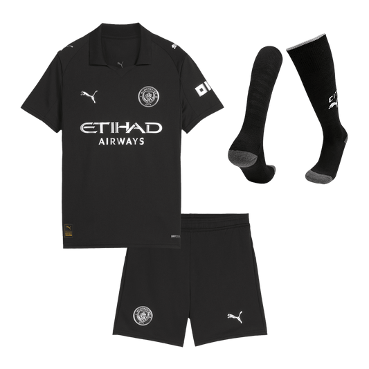 Manchester City dětská venkovní kompletní sada 2025/26