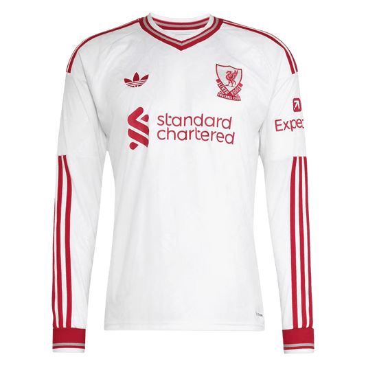 Liverpool venkovní fotbalový dres 2026/27 dlouhý rukáv
