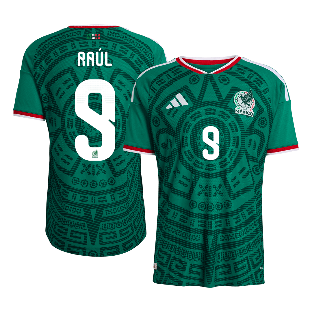 Mexiko Domácí fotbalový dres MS 2026 hráčská verze Raúl #9
