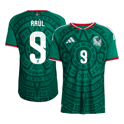 Mexiko Domácí fotbalový dres MS 2026 hráčská verze Raúl #9