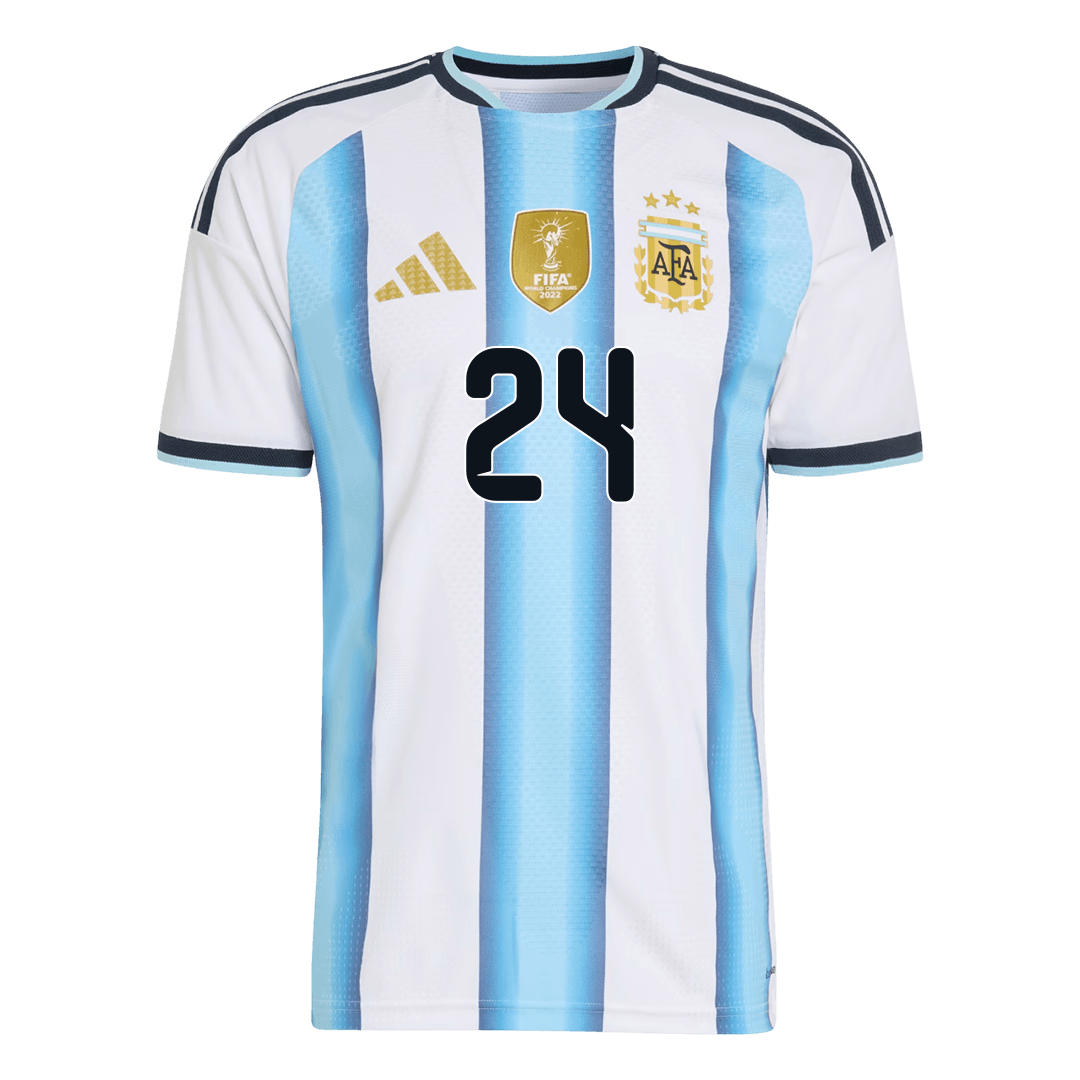 Argentina domácí dres MS 2026 hráčská verze E. FERNÁNDEZ #24