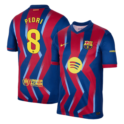 Barcelona čtvrtá fotbalový dres 2025/26 PEDRI #8