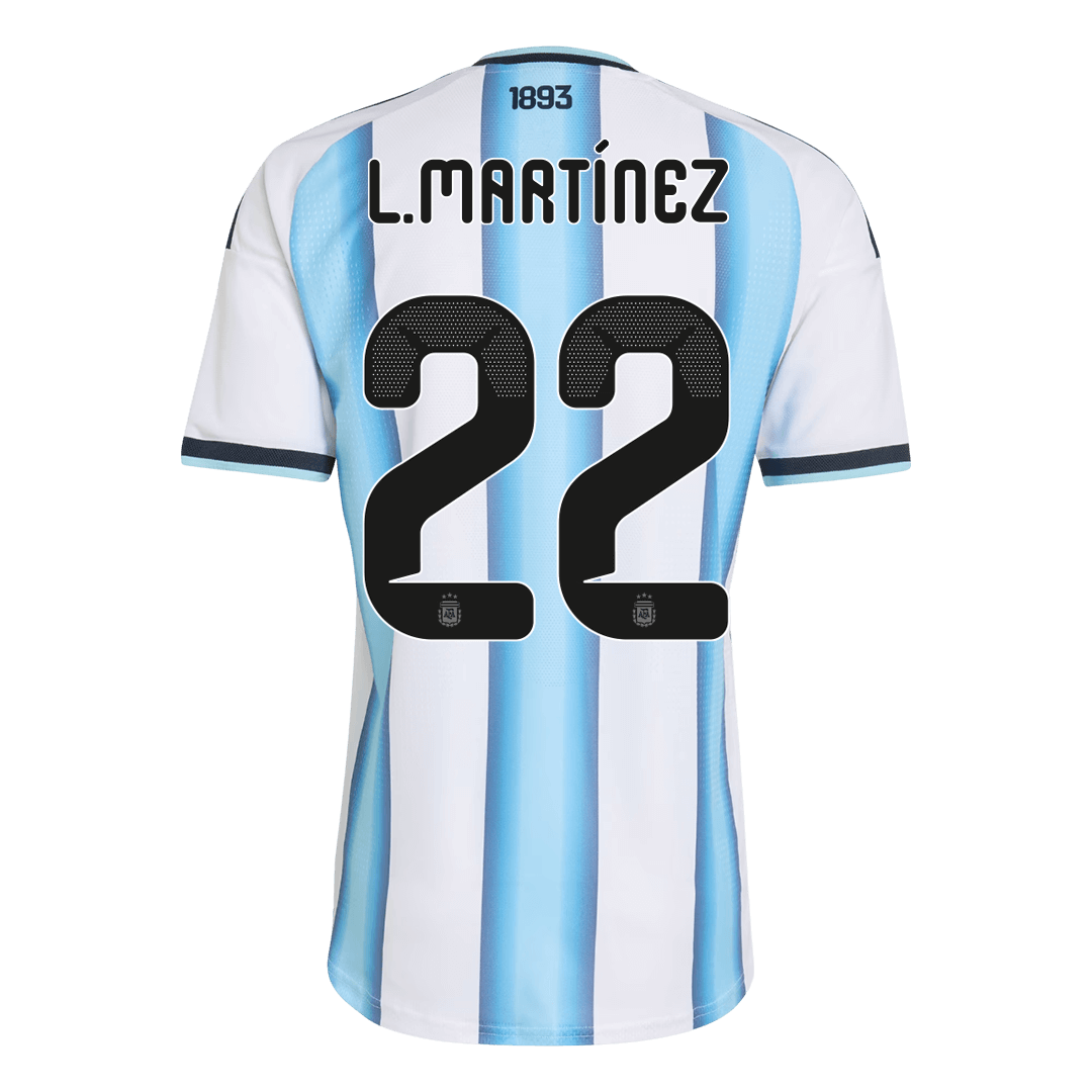 Argentina Domácí fotbalový dres MS 2026 hráčská verze L.MARTÍNEZ #22