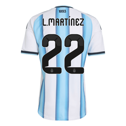 Argentina Domácí fotbalový dres MS 2026 hráčská verze L.MARTÍNEZ #22