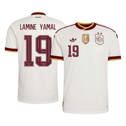 Španělsko venkovní dres MS 2026 hráčská verze LAMINE YAMAL #19