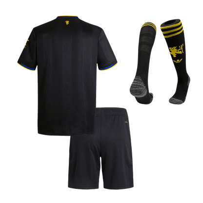 Manchester United dětská třetí kompletní sada 2025/26