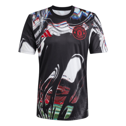 Manchester United předzápasový fotbalový dres 2025/26 - černá
