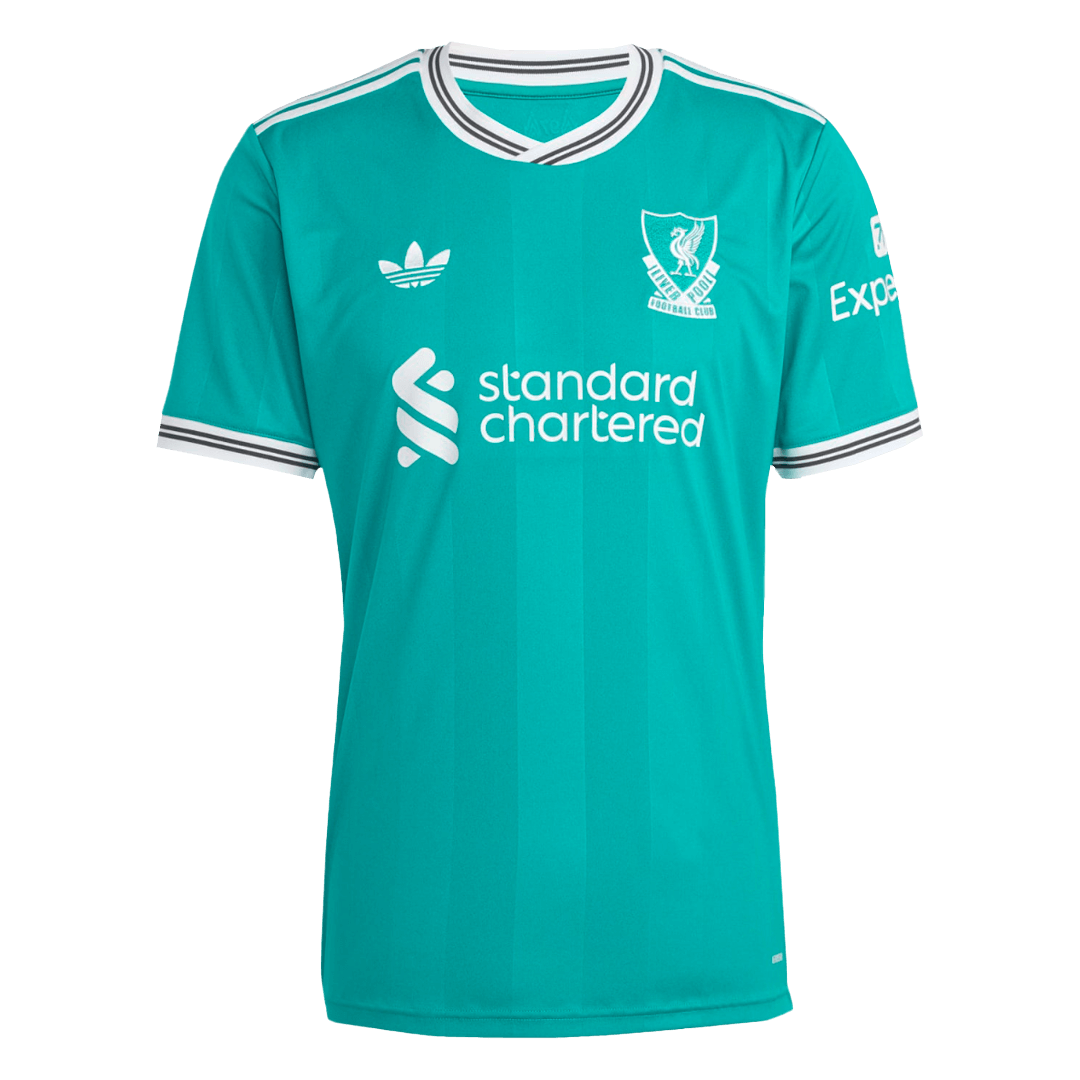 Liverpool třetí fotbalový dres 2025/26