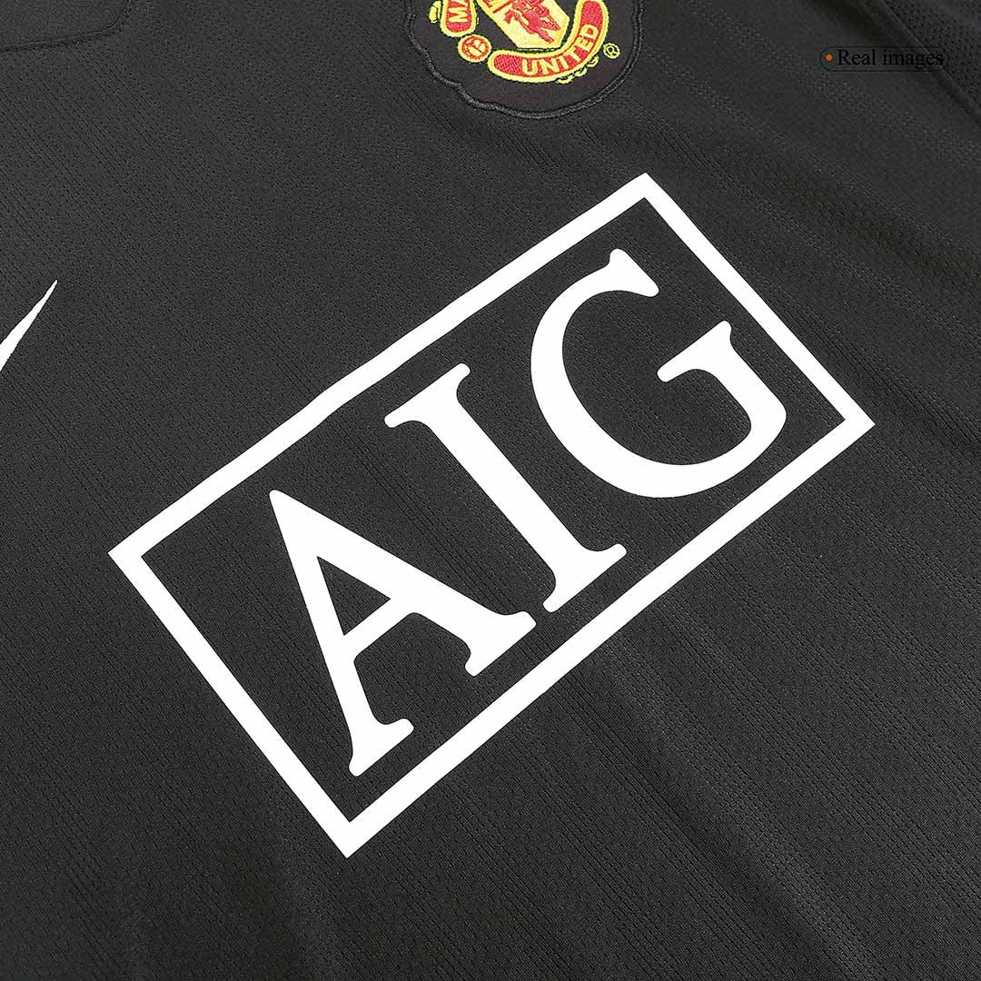 Venkovní Retro Dres Manchester United 2007/08 Long Sleeve RONALDO #7