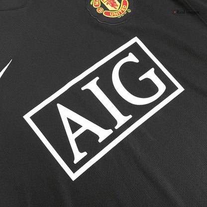 Venkovní Retro Dres Manchester United 2007/08 Long Sleeve RONALDO #7