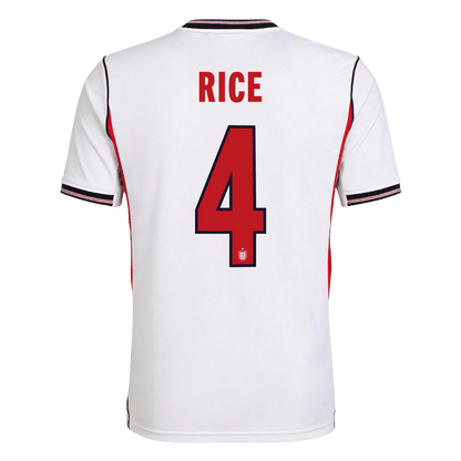 Anglie domácí fotbalový dres MS 2026 RICE #4