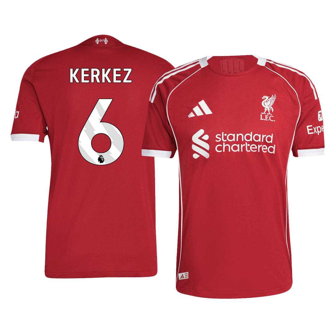 Liverpool domácí dres 2025/26 hráčská verze KERKEZ #6