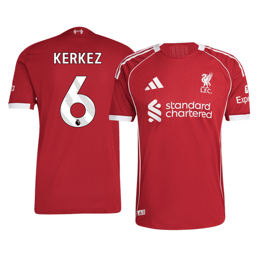 Liverpool domácí dres 2025/26 hráčská verze KERKEZ #6
