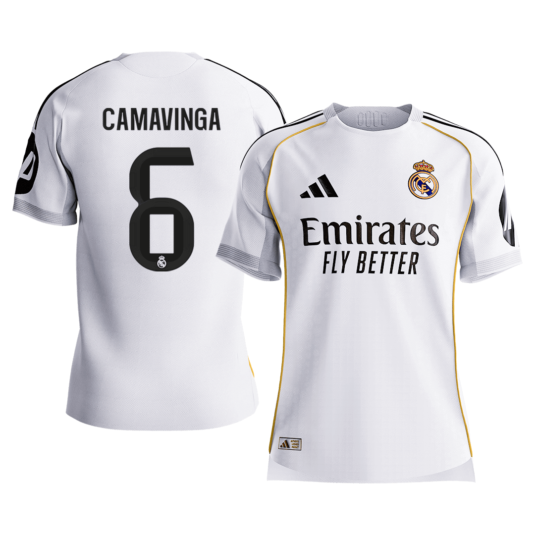 Real Madrid domácí fotbalový dres 2025/26 hráčská verze CAMAVINGA #6